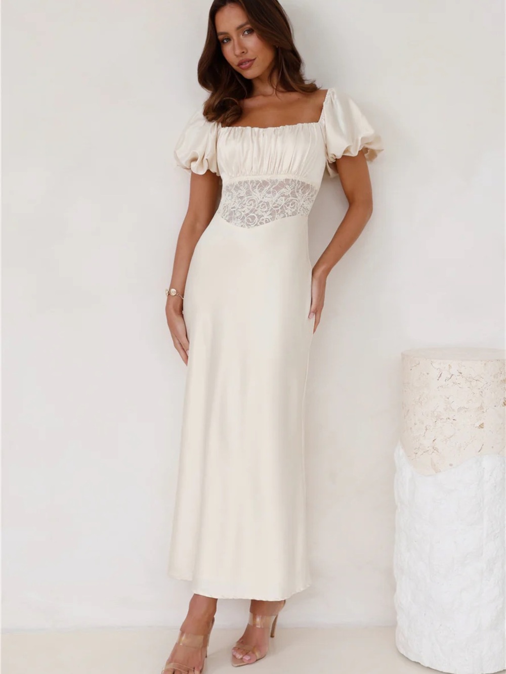 Hello Molly Connected by Love Satin Dress